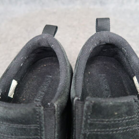 Lands End Shoes Womens 5 Slip On Moc Clog Black Leather Comfort Casual Active - Picture 11 of 12